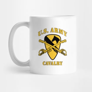 Mod.5 US Cavalry Army Branch Crossed Sabers Mug